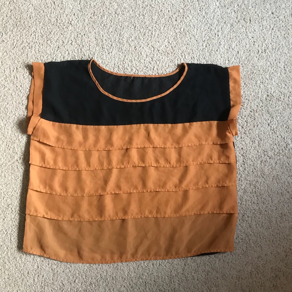 Juniors Small Sheer Chiffon Shirt